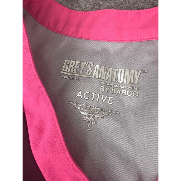 Barco Uniforms Women's Top - Black and Pink - Picture 3 of 4